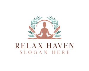 Yoga Wellness Relaxation logo design