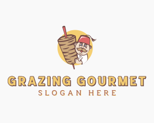 Turkish Kebab Shawarma logo design