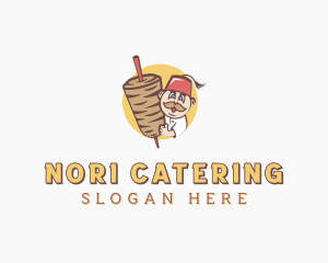 Turkish Kebab Shawarma logo design