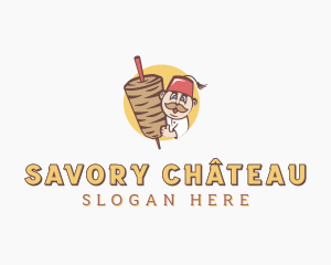 Turkish Kebab Shawarma logo design