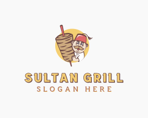 Turkish Kebab Shawarma logo design