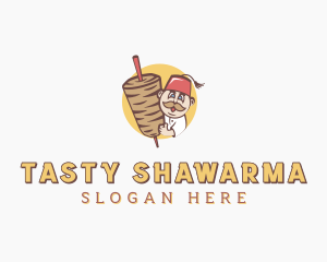 Turkish Kebab Shawarma logo design