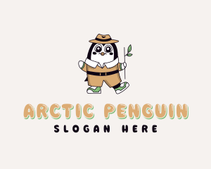 Penguin Camp Ranger logo design