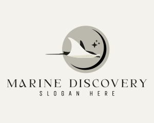 Mystical Marine Stingray logo design