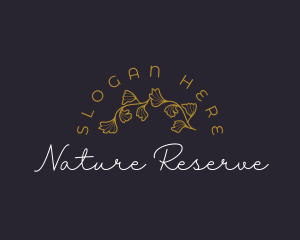 Luxury Nature Leaf logo design