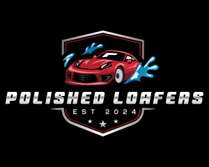 Car Wash Detailing logo design