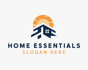 Home Roofing Builder logo design