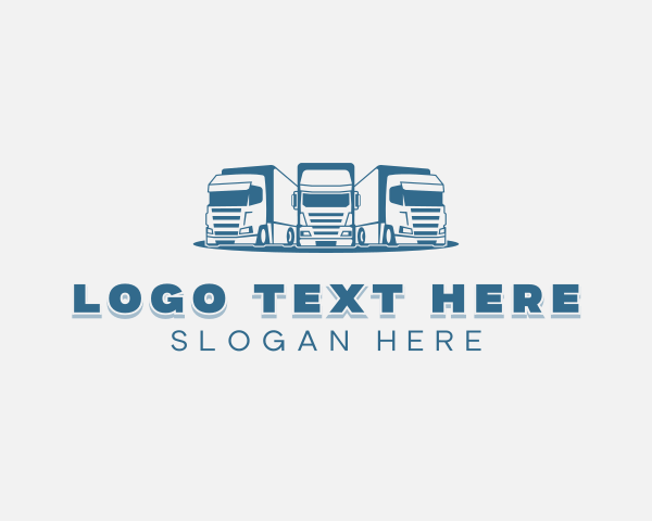 Trailer Truck logo example 4