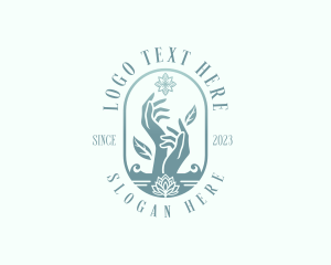 Yoga Spa Hands Logo