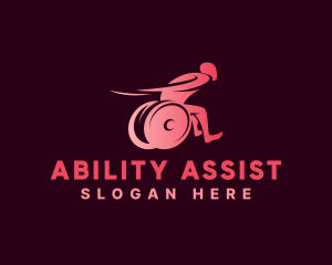 Wheelchair Patient Assistance logo design