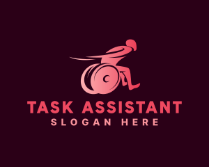 Wheelchair Patient Assistance logo design