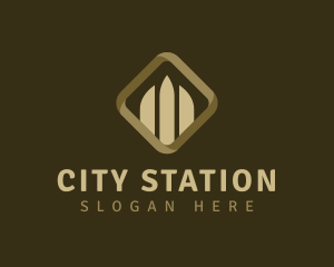 Commercial City Building logo design