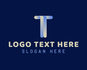 Letter T Construction Company Logo