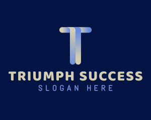 Letter T Construction Company logo design