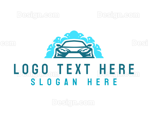 Auto Car Cleaning Logo