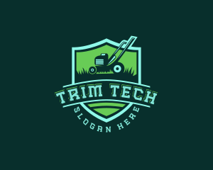 Lawn Grass Mower logo design