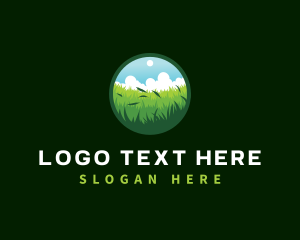 Grassland Landscape Nature Logo