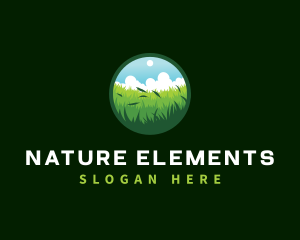 Grassland Landscape Nature logo design