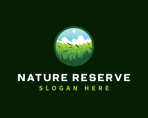 Grassland Landscape Nature logo design