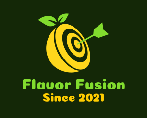 Fresh Lemon Target logo design