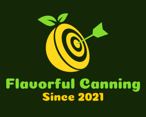 Fresh Lemon Target logo design