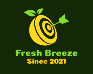 Fresh Lemon Target logo design