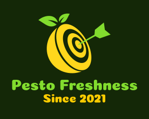 Fresh Lemon Target logo design