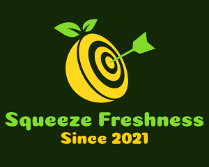 Fresh Lemon Target logo design