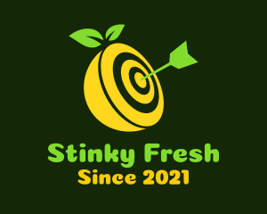 Fresh Lemon Target logo design