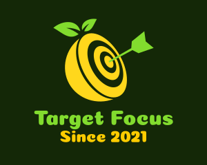 Fresh Lemon Target logo design