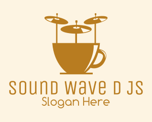 Drum Music Cafe logo design