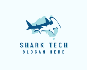 Hammerhead Shark Australia logo design