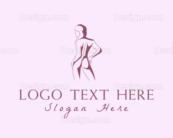 Minimalist Sexy Nude Logo