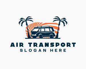 Camper Van Transportation logo design