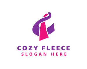 Pink Stylish C logo design