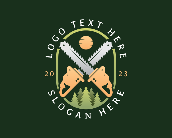 Forest Logging Chainsaw logo