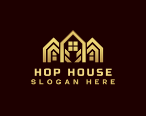 Premium House Roofing logo design