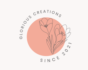 Beauty Boutique Flowers logo design