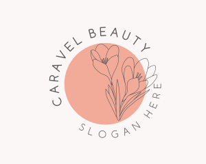 Beauty Boutique Flowers logo design