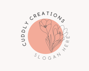 Beauty Boutique Flowers logo design