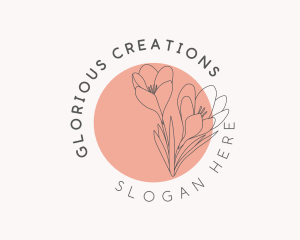 Beauty Boutique Flowers logo design