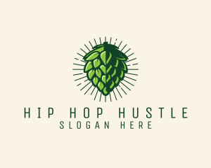 Beer Hops Brewer logo design