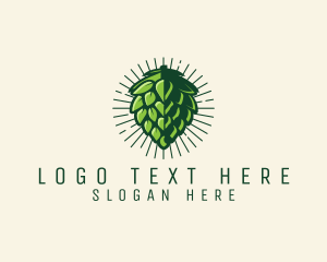 Herbs - Beer Hops Brewer logo design