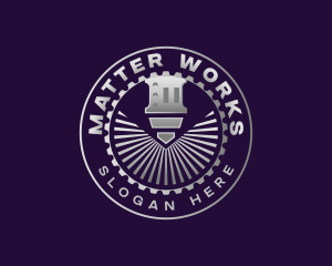 Cog Metalworks Machinery logo design