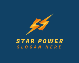 Electric Thunder Power logo design