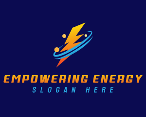 Lightning Energy Bolt logo design