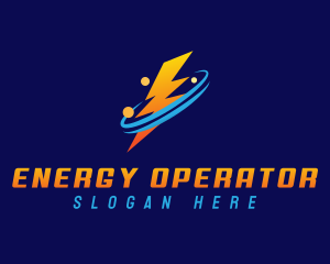 Lightning Energy Bolt logo design