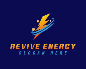 Lightning Energy Bolt logo design