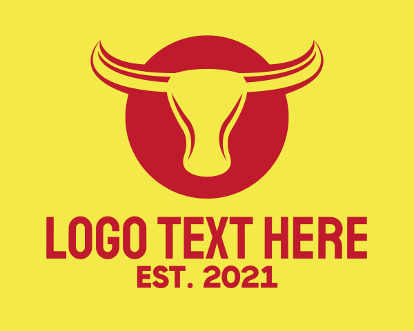 Bullfighting logo example 1