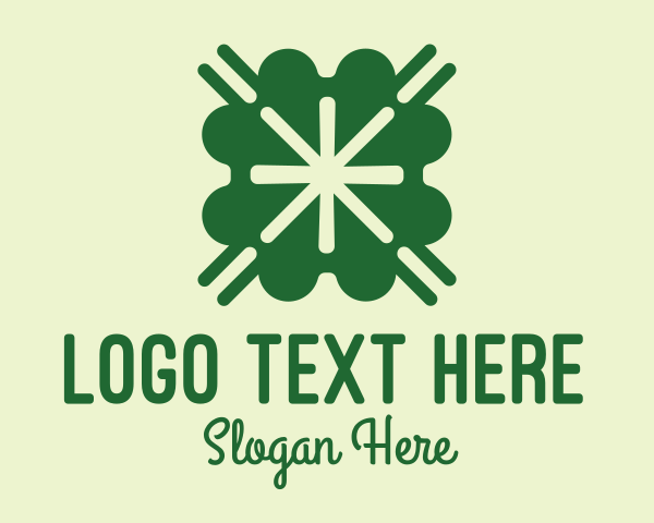 Four Leaf Clover logo example 4